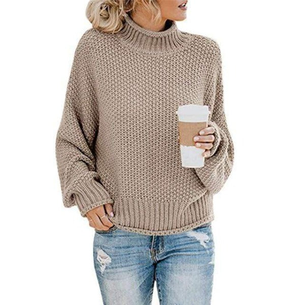 Elisabeth - Loose Knit Pullover Sweater