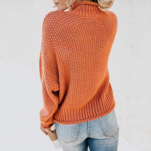 Elisabeth - Loose Knit Pullover Sweater