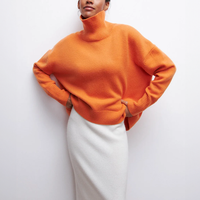 Zyora | Elegant Knitted Turtleneck Sweater