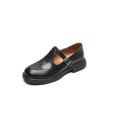 Risla - Leather Mary Janes