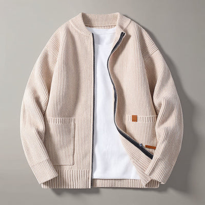 Charlie | Ribbed Knit Cardigan
