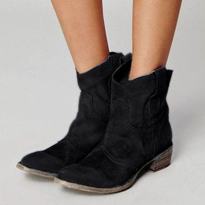 Lyla - Ridge Suede Western Boots