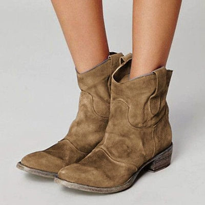Lyla - Ridge Suede Western Boots