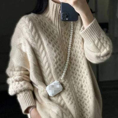 Chloe - Cozy Cable-Knit Cardigan