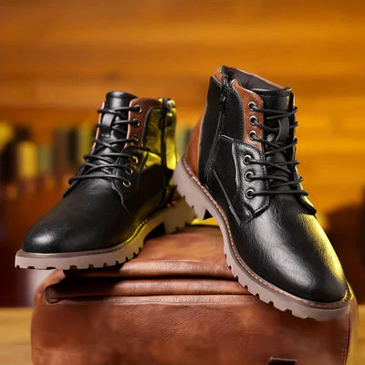 Mario | Premium Lace-Up Boots