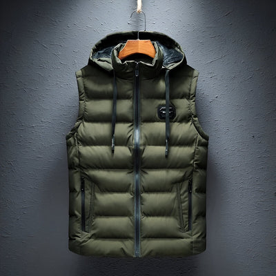 Pedro - Padded vest with hood